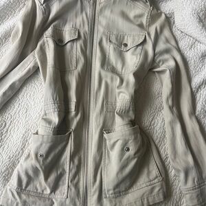 vintage Express Light Tan Utility Jacket